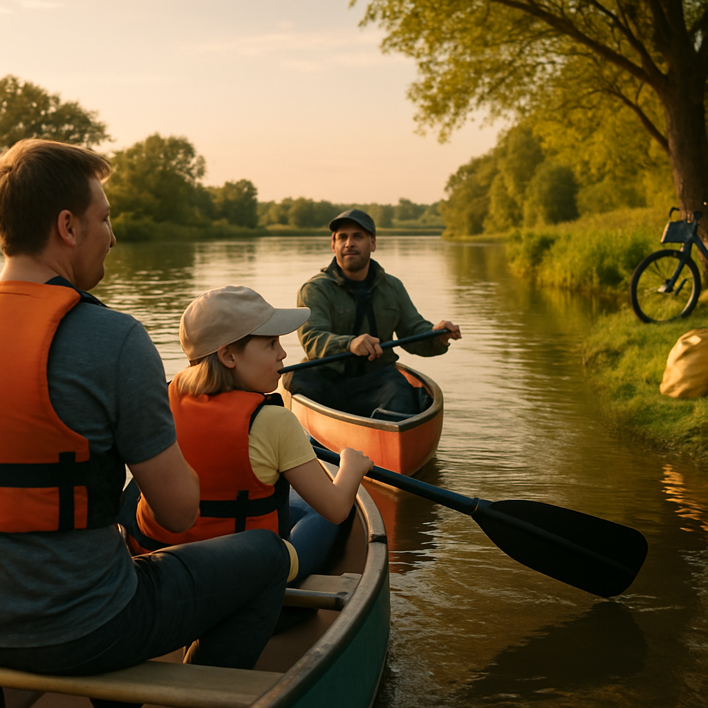 Freizeitaktivitäten in der Natur mit Saale-Kanu-Events