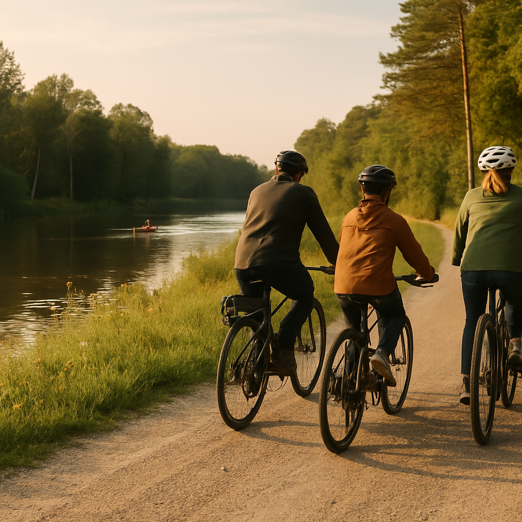 Radfahren in Naturparks mit saale-kanu-events: Natur erleben
