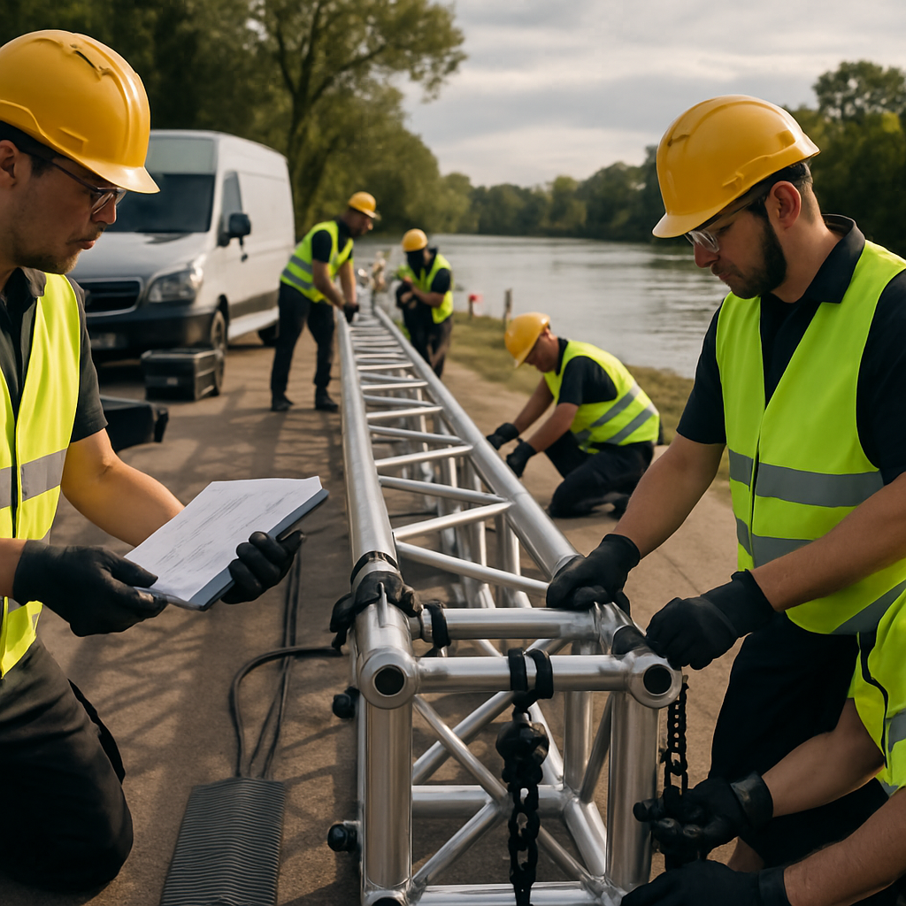 Stabile Bühnenkonstruktion und Messestand professionell planen